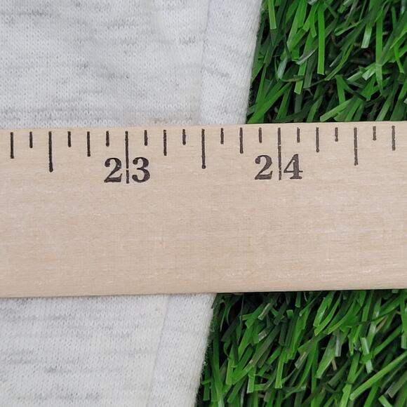 Vintage Wolf AOP Zip Hoodie Jacket Large 24x22 Baggy Gray - Picture 14 of 15